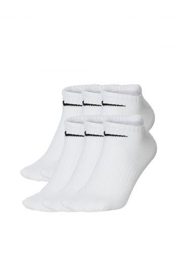 ‎سيت جوارب رياضية بيضاء اللون من نايك Nike NKSX7679-100 socks