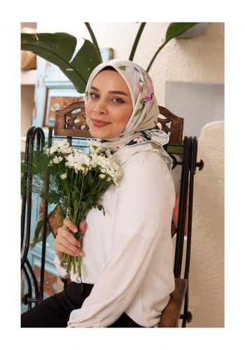 ربطة نسائية برسمة ورود