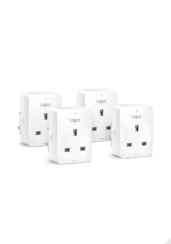 مقبس كهربائي وايفاي ذكي صغير الحجم (4 قطع) من تي بي لينك TP-Link Tapo P100 Mini Smart Wi-Fi Socket