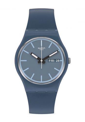 Swatch SO28N701 Men watch ساعة رجالية ازرق اللون من سواتش