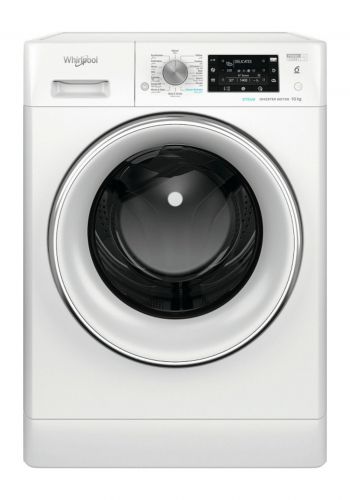 غسالة تحميل امامي 10 كغم من ويرلبول Whirpool FFD 10449 CV GCC Front Loading Washing Machine 