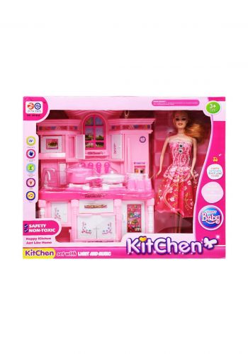 Barbie Kitchen Toys Play Set for Children مطبخ باربي