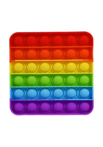 Push Pop Bubble Sensory Fidget Toy لعبة بوش بوب السليكونية لتخفيف التوتر 
