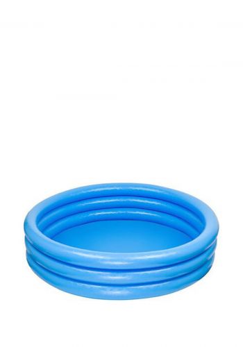 حوض سباحة من انتكس 146*33 سم  Intex Crystal Blue Three Ring Pool