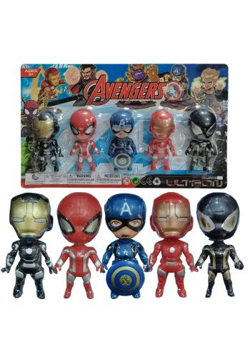  سيت مجسمات المنتقمون للاطفال
Avengers  Toys 528-6