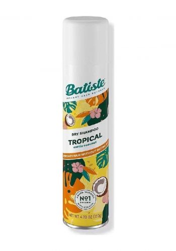 شامبو جاف للشعر 200 مل من باتيست Batiste Dry Shampoo Tropical Exotic Coconut