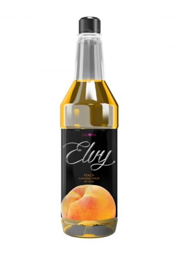 شراب مركز بنكهة الخوخ 750 مل من سافورا ايلفي Savora Elvy Peach Flavored Syrup