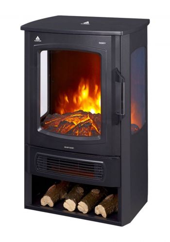مدفأة كهربائية بشكل موقد 2000 واط من الحافظ Alhafidh EH20FP7 Freestanding Electric Fireplace Heater