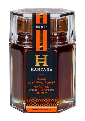 عسل الزهور البرية الطبيعي 115 غم من هانتانا Hantana Wildflower Honey