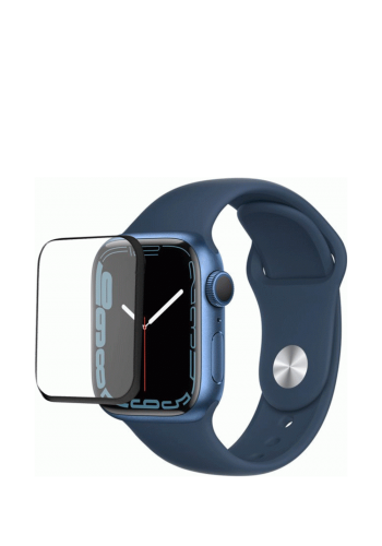 واقي شاشة لساعة ابل بحجم 41 ملم  Matte Tempered Glass Screen Protector for Apple Watch Series 7