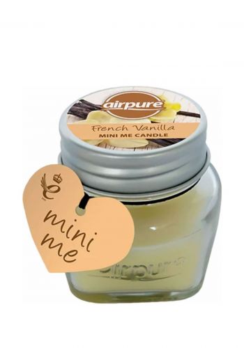 شمعة معطرة برائحة الفانيليا الفرنسية 50 غم من ايربيور Airpure Mini Me Candle - French Vanilla