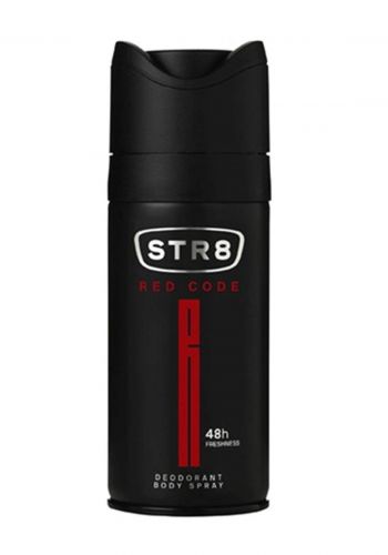 بخاخ معطر للجسم رجالي 150 مل من اس تي ارStr8 Red Code 48h Men's Deodorant Body Spray