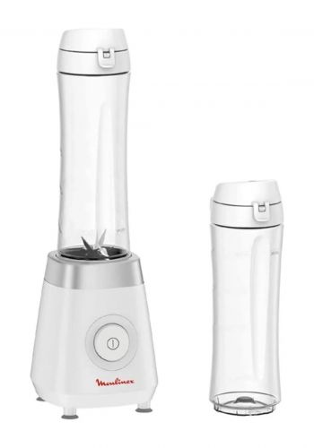 خلاط كهربائي 2 في 1  350 واط 0.6 لتر من مولينكس Moulinex LM1KJ127 Fresh & Go Personal Blender 