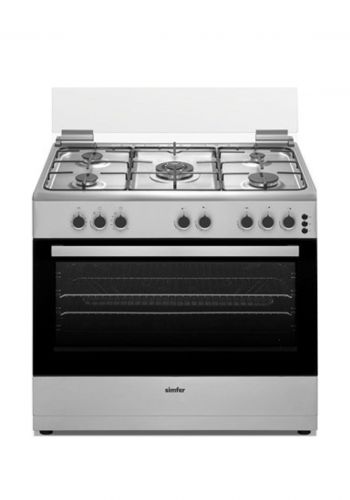 طباخ غازي خمس شعلات (60*90) سم Simfer F9502SGWS-FFD 1W VB Salon Gas Cooker   