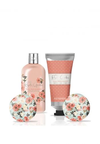 سيت للعناية بالجسم بالخوخ والفانيليا والياسمين 4 قطع من بايليس اند هاردنك Baylis & Harding Royale Garden 4 Piece Set