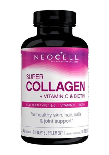 حبوب سوبر كولاجين مع البيوتين وفيتامين سي 90 حبة من نيوسيل Neocell Super Collagen Pills with Biotin and Vitamin C