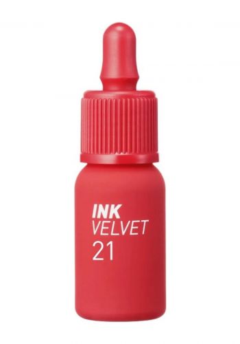 تنت شفاه 7 غم درجة 21 من بريبيرا Peripera Ink Velvet Coral Red Tint 