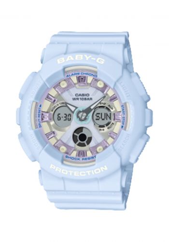 ساعة جي شوك نسائية أزرق اللون من كاسيو Casio G-SHOCK BA-130WP-2ADR Watch