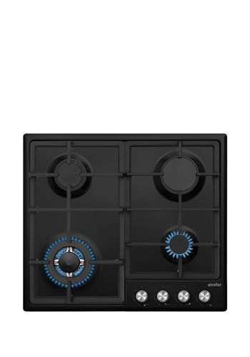 طباخ منضدي زجاجي غازي 4 عيون من سيمفر Simfer H6406VGWBM-FFD Gas Cooker