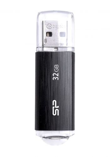 فلاش من سيلكون بور Silicon Power Ultima U02 Flash Drive 32GB USB 2.0  -Black