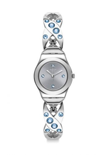 ساعة نسائية فضية اللون من سواج Swatch YSS332G Women's Watch
  