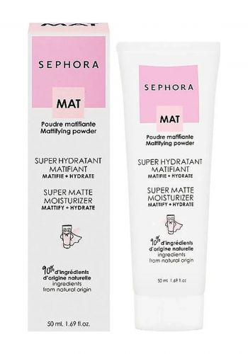 لوشن مرطب ضد اللمعان للبشرة المختلطة إلى الدهنية 50 مل من سيفورا Sephora Super Matte Moisturizer