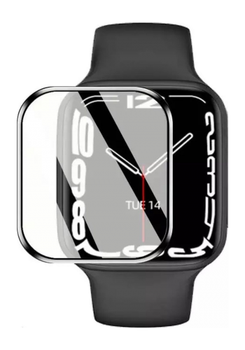 واقي شاشة لساعة ابل بحجم 41 ملم  Transparent Tempered Glass Screen Protector for Apple Watch Series 8