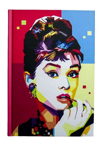 دفتر ملاحظات 96 ورقة برسمة أودري    Pop Art Audrey Notebook