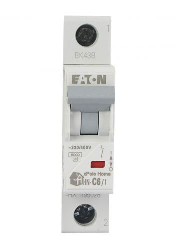 Eaton HN-C6/1-HX Circuit Breaker 6A قاطع تيار الكهرباء (جوزة)