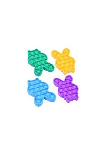 Push Pop Bubble Sensory Fidget Toy   لعبة بوش بوب السليكونية لتخفيف التوتر بشكل ارنب