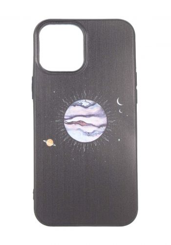 Protective Cover For Iphone 12 -Black حافظة موبايل
