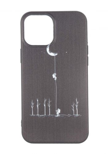 Protective Cover For Iphone 12 -Black حافظة موبايل