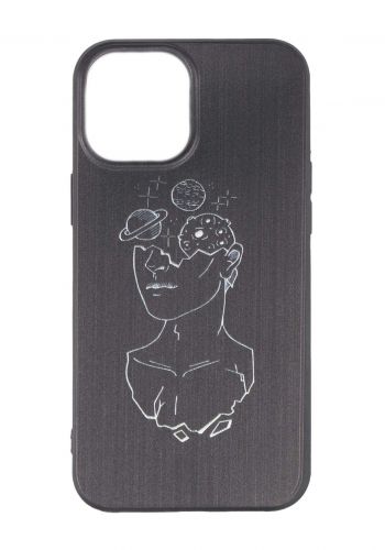 Protective Cover For Iphone 12 -Black حافظة موبايل