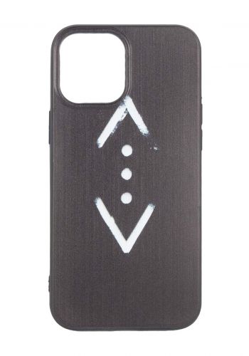 Protective Cover For Iphone 12 -Black حافظة موبايل