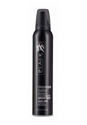 Black Mousse Color Protective Coloring 200ml Dark Grey  موس حماية اللون 
