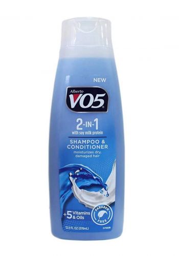 VO5 Shampoo Conditioner 2 In 1 Moisturizing Multi 370ml شامبو+بلسم للشعر