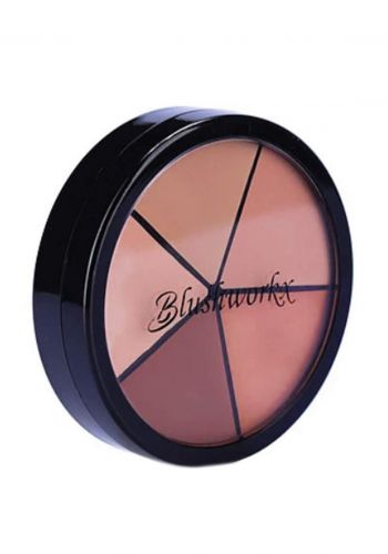 Blushworkx Hollywood All Around Contour Cover Corrective Tones باليت مصحح وكونتور