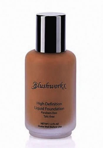 Blushworkx Hollywood High Definition Liquid Foundation 35ml Dark كريم اساس