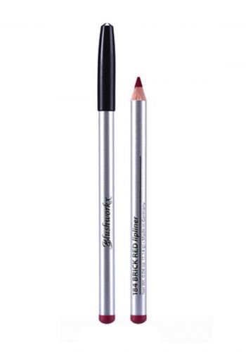 Blushworkx Hollywood Lip Liner Pencil No.184 Brick Red 1.14g محدد الشفاه