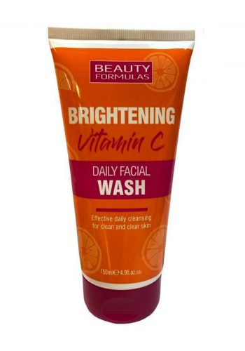Beauty Formulas  21202A Brightening Vitamin C  Facial Wash - 150ml غسول للوجه