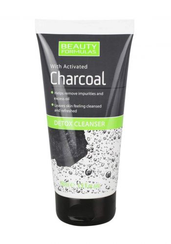 Beauty Formulas 2141 Charcoal Face Wash Detox-150 ml غسول الفحم للوجه