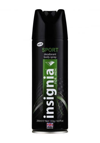 Insignia Sport Deodorant Body Spray For Men 200ml مضاد التعرق
