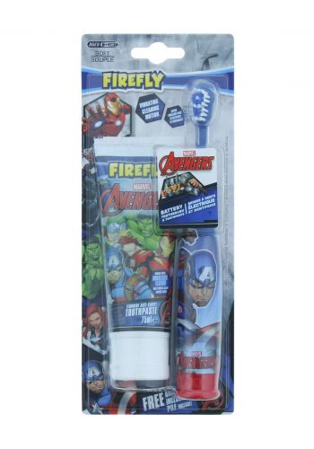 Avengers Turbo Max Electric Toothbrush & Toothpaste Set سيت فرشاة اسنان كهربائية مع معجون اسنان