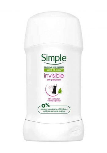 Simple 0028L Anti-Perspirant Stick Invisible 40ml مزيل عرق