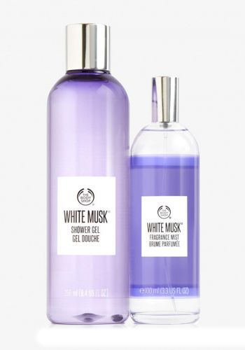 The Body Shop White Musk Mist 100ml and Shower Gel 250ml مجموعة المسك الابيض