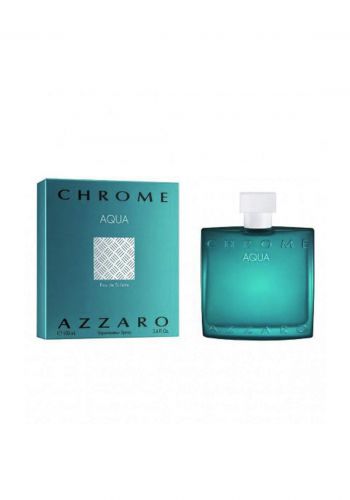 Azzaro Chrome Aqua Eau De Toilette For Men 100ml عطر رجالي