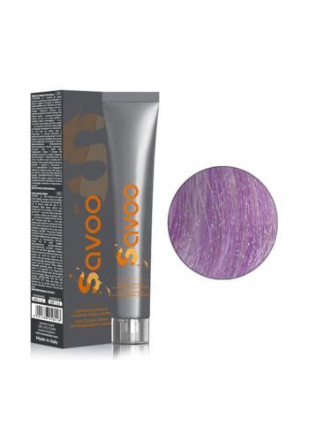Savoo Hair Color Cream No.8.212 Light Ash Grape Violet Blond 100ml صبغة الشعر