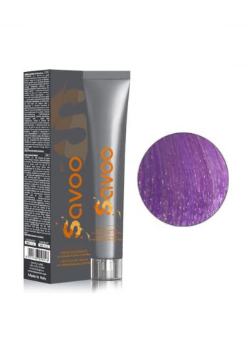 Savoo Hair Color Cream No.7.212 Ash Grape Violet Blond 100ml صبغة الشعر