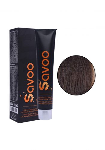 Savoo Hair Color Cream No.5.1 Light Ash Titanium Brown100ml صبغة الشعر