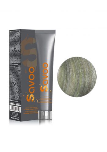 Savoo Hair Color Cream No.8.111 Extra Light Intense Olive Ash Blond 100ml صبغة الشعر